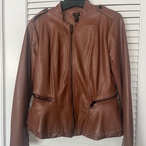 G.I.L.I. brown Leather Jacket